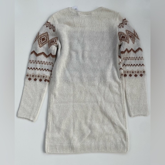 Children's Place Girls Mommy & Me Fairisle Sweater Dress Bunnys Tail Size 14 XL - Picture 3 of 10